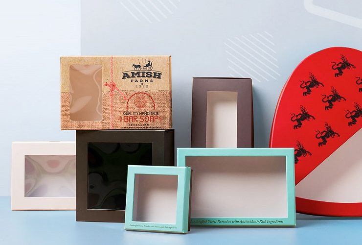 Different variety of packaging boxes