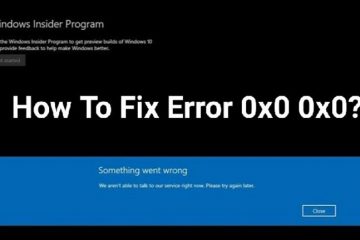 0x0 0x0 Error Code on Windows? Here is How to fix Error 0x0 0x0?